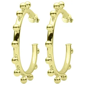 Sheila Fajl - Small Merry Go Round Hoops - 18k Gold Plated