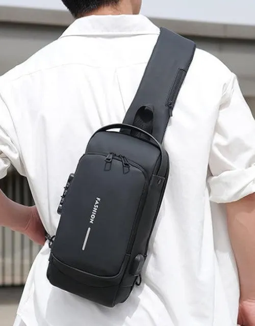 Shoulder Bag With USB Charging