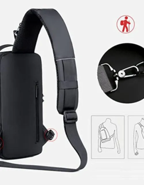 Shoulder Bag With USB Charging