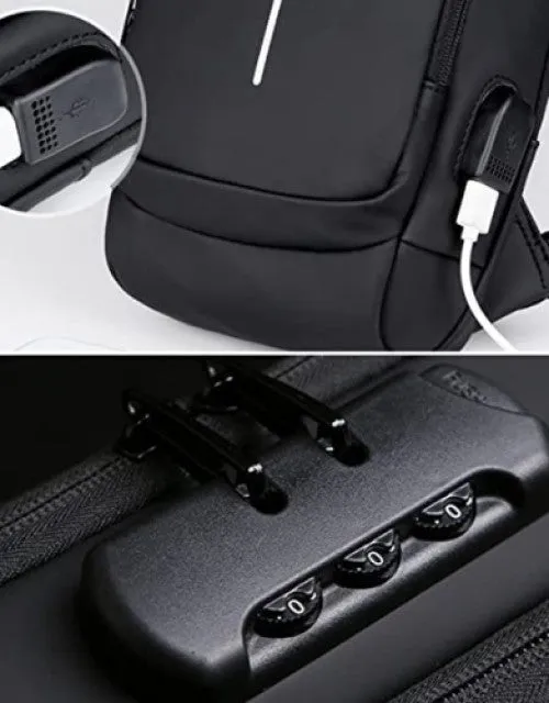 Shoulder Bag With USB Charging
