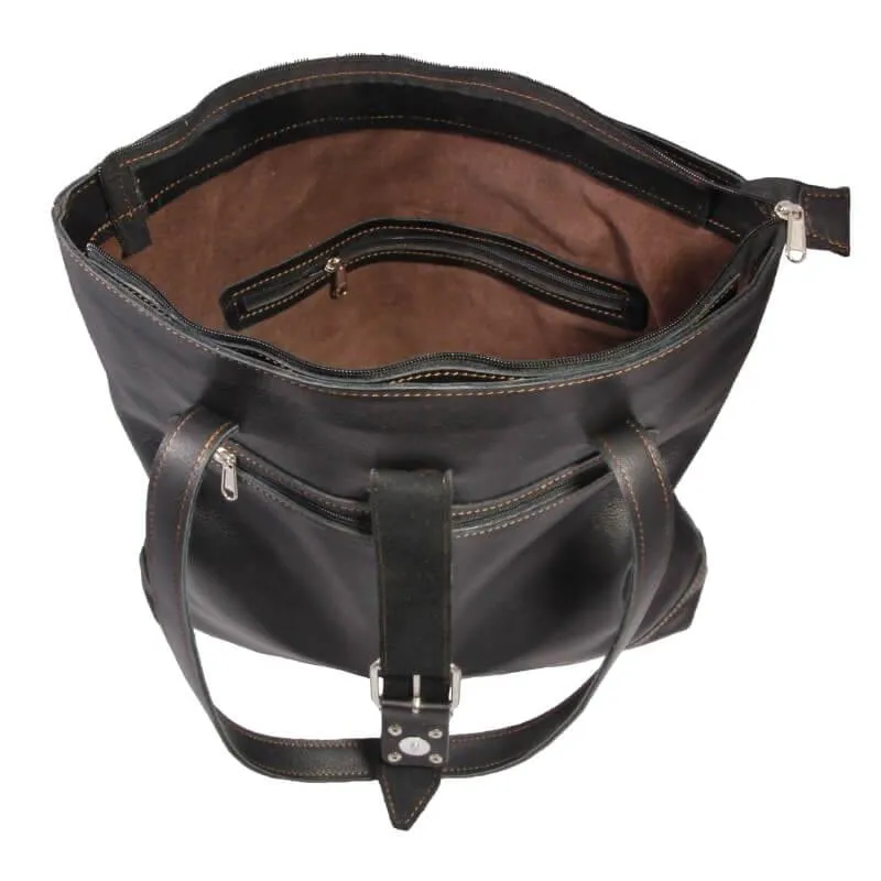 Sian Shopper Tote Leather Bag