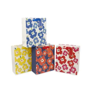 Small Accent Groovy Foiled Gift Bag - 14.2cm 11.3cm x 6.5cm