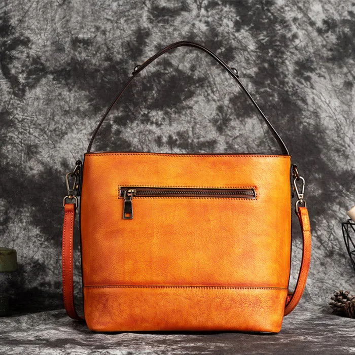 Small Ladies Genuine Leather Handbags Crossbody Purse For Women