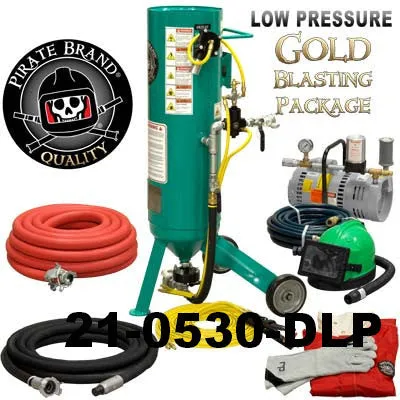 Small Portable Sandblaster 1.0  Cu. Ft. Pirate Brand CPR Jr.