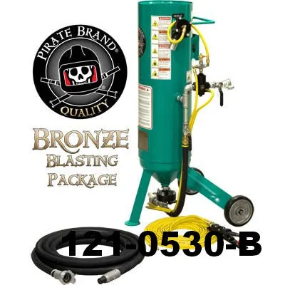 Small Portable Sandblaster 1.0  Cu. Ft. Pirate Brand CPR Jr.