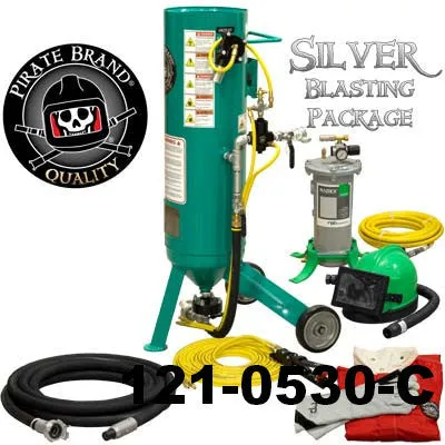 Small Portable Sandblaster 1.0  Cu. Ft. Pirate Brand CPR Jr.