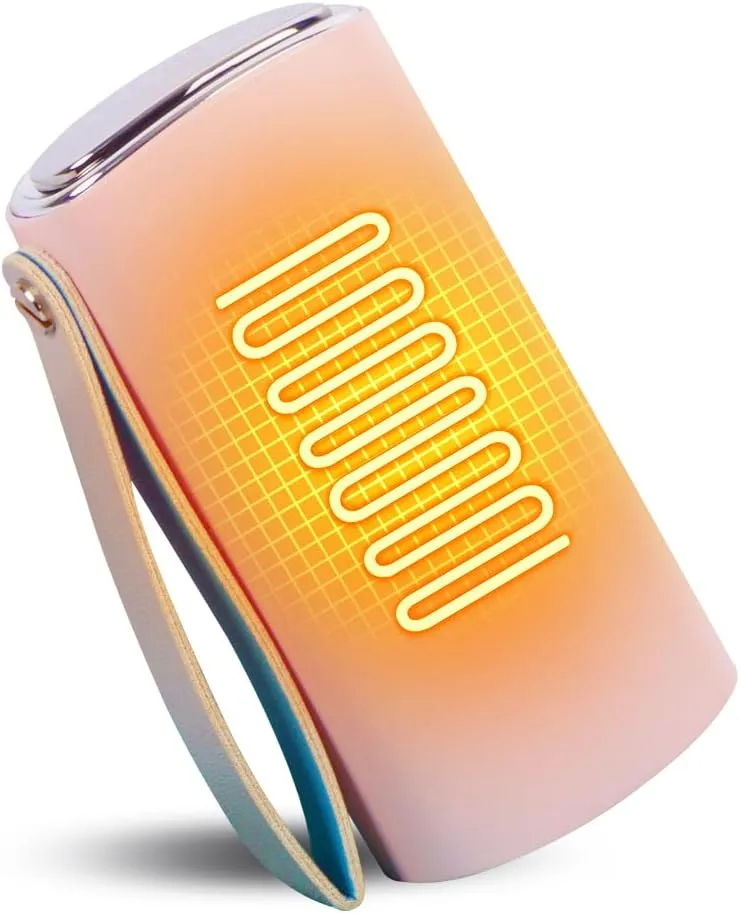 Smarkey Rechargeable Hand Warmer Electric Handwarmers Hot Pocket Warmer Portable Heating Battery 10000mAh USB Heated Jacket Battery Power Bank Winter Gift for Women