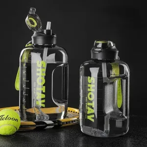 Straw Large Portable Travel Training Sport Fitness Cup