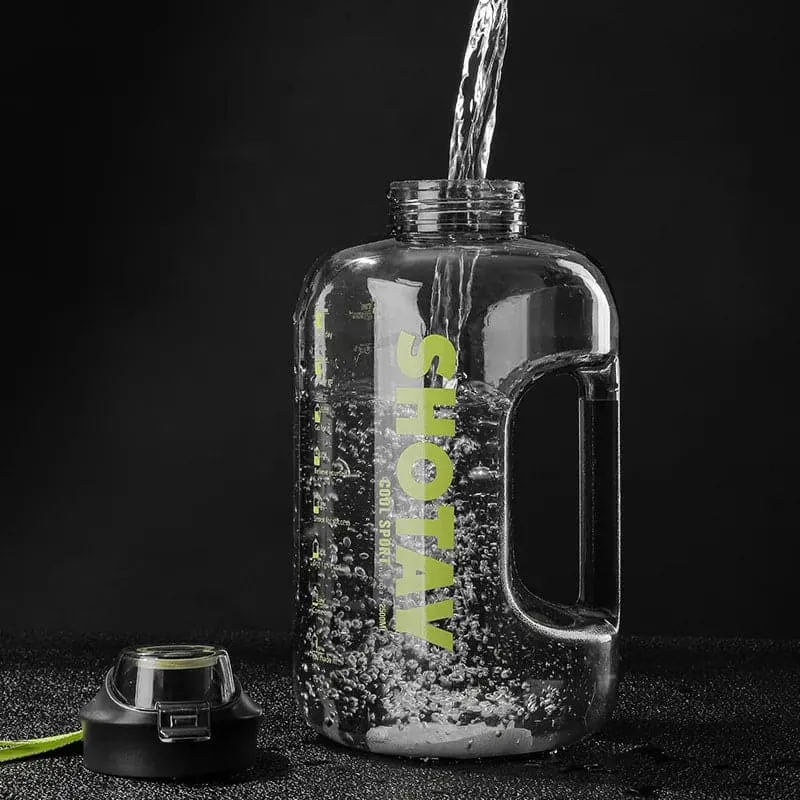 Straw Large Portable Travel Training Sport Fitness Cup