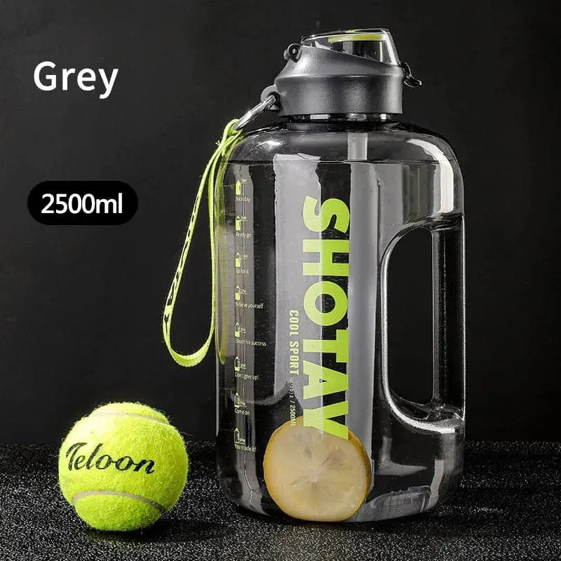 Straw Large Portable Travel Training Sport Fitness Cup