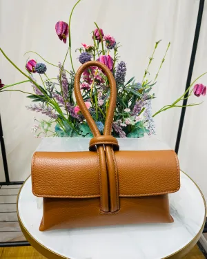 Susan Leather Bag - Tan