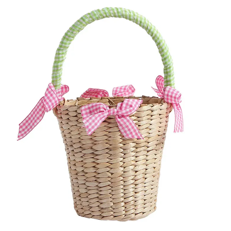 TAVIMART  -  Newest Children Straw Bag Summer Beach Cute Photo Props Handmade Tote Cute Princess Mini Handbag for Baby Girls Boys Kids