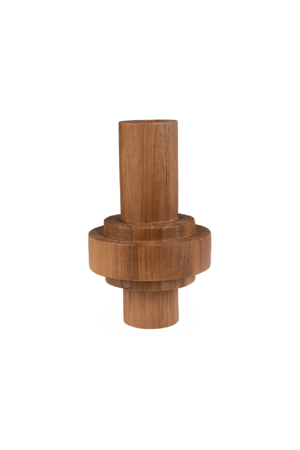 Teak Cylinder Vase | dBodhi
