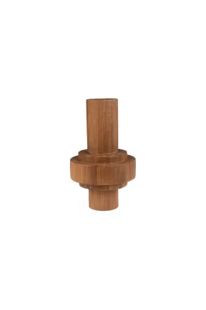 Teak Cylinder Vase | dBodhi
