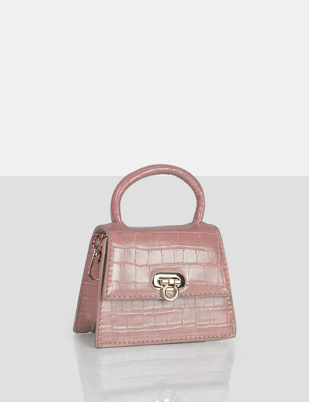 The Lilly Pink Textured Mini Bag