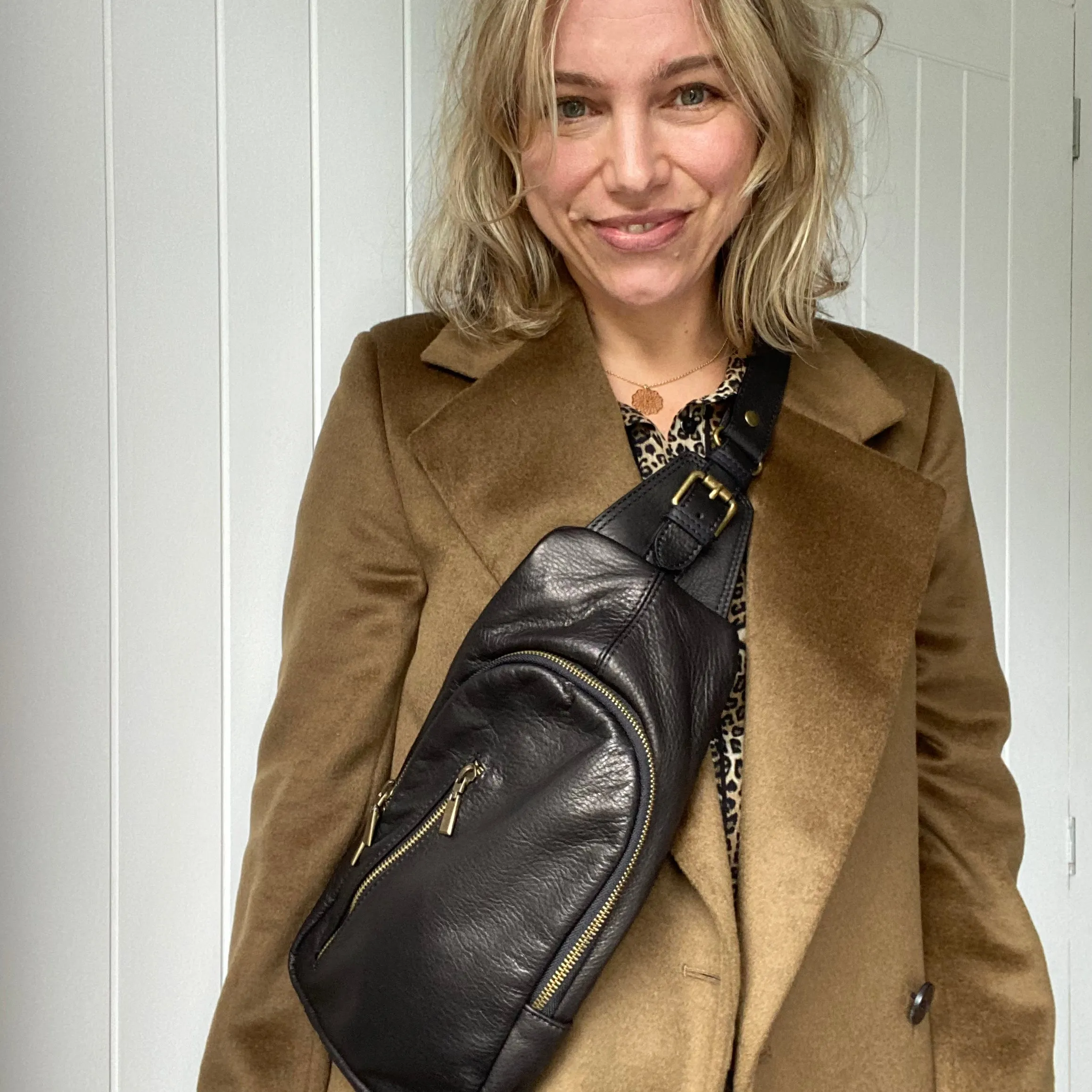 The Utility Leather Cross Body Bag
