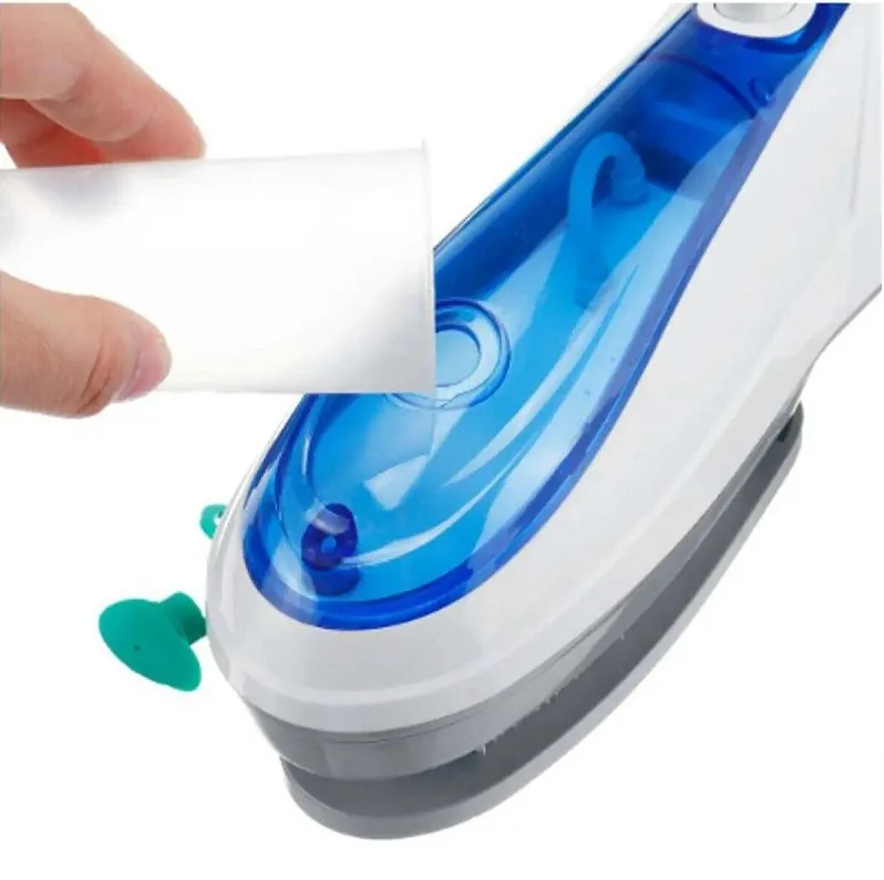 Travel-Ready Handheld Electric Steamer Iron with Brush and Fluff Remover