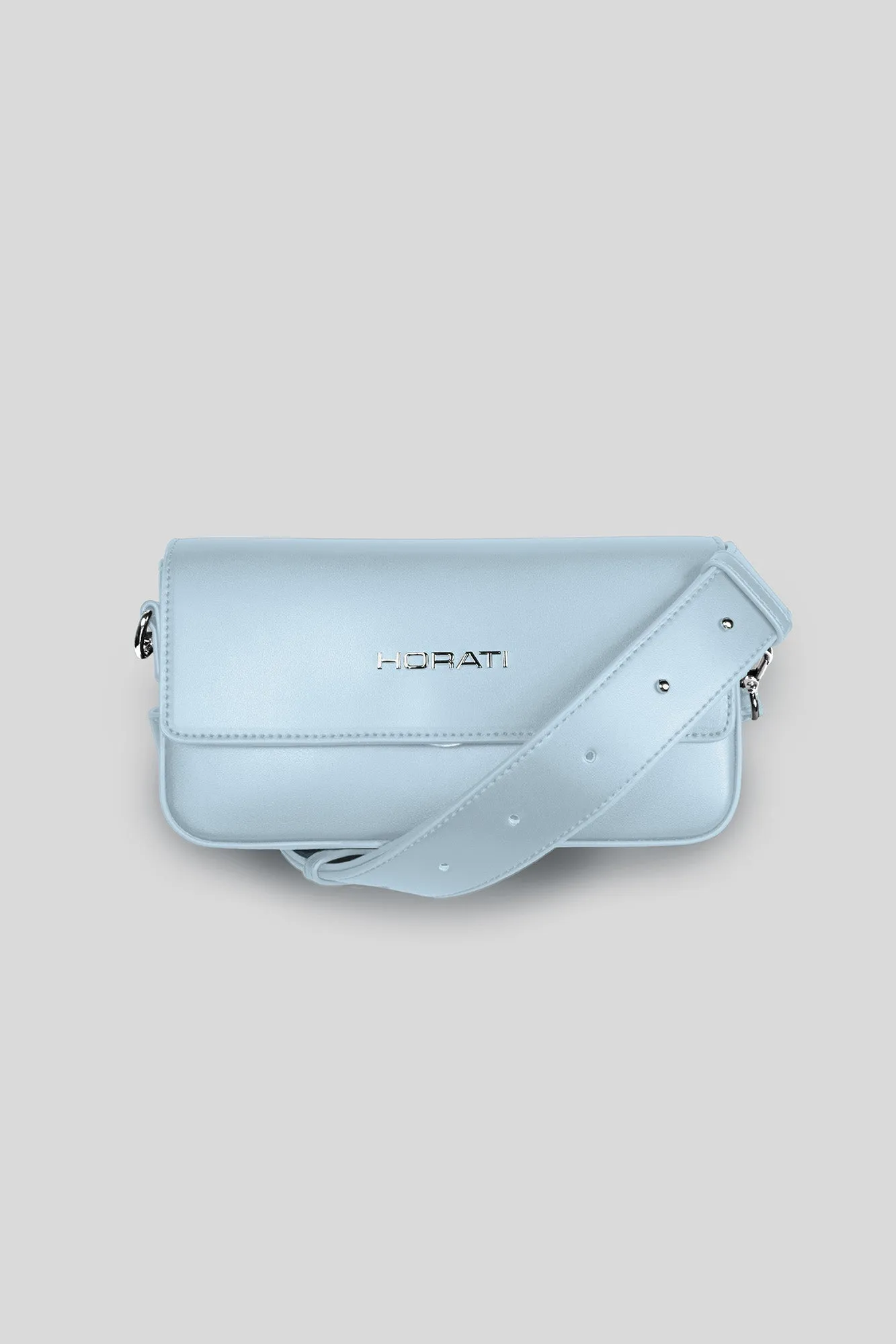 Vegan Leather Bag — Frost Blue