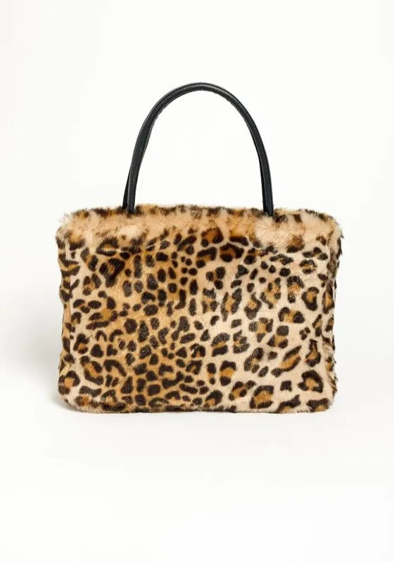 Vintage look, Fur-Feel Purse