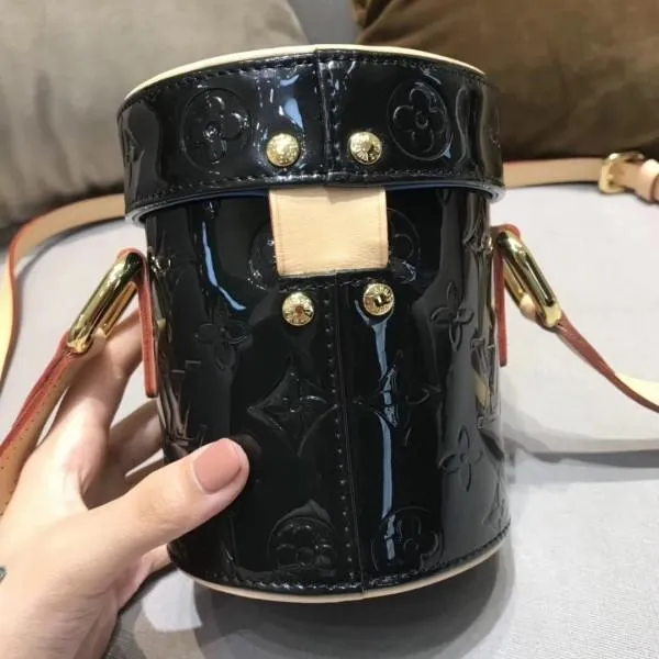 Vintage Monogram Vernis Mini Container Bag Black 2019