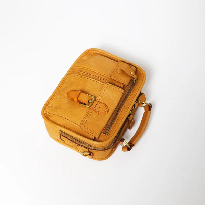 Vintage Women's Crossbody Handbags Brown Shoulder Bag