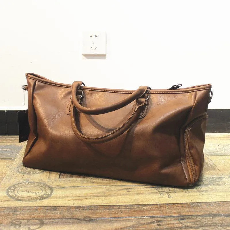 Vvsha  Christmas Gift Pu Leather Travel Bag