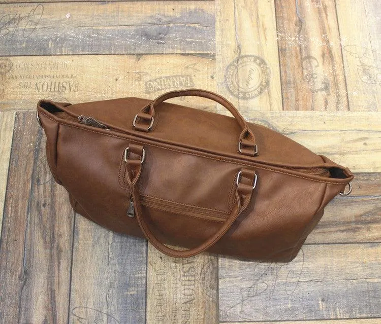 Vvsha  Christmas Gift Pu Leather Travel Bag