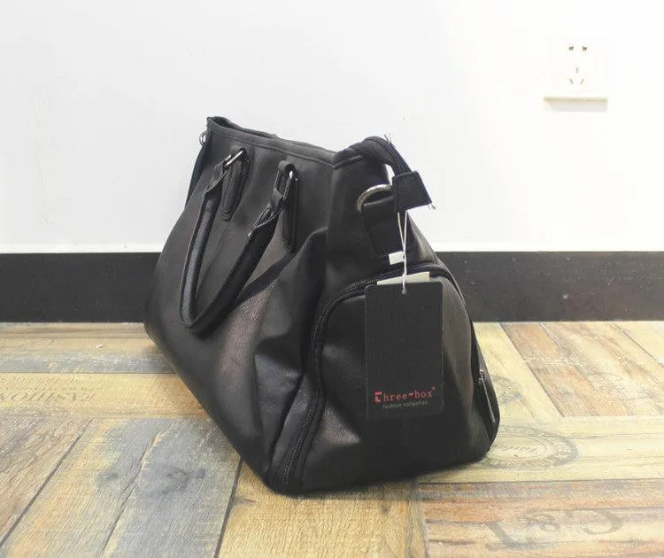 Vvsha  Christmas Gift Pu Leather Travel Bag