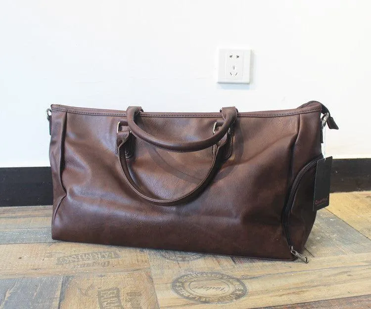 Vvsha  Christmas Gift Pu Leather Travel Bag