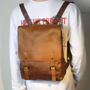 Vvsha  Christmas Gift Vintage Faux Leather Backpack