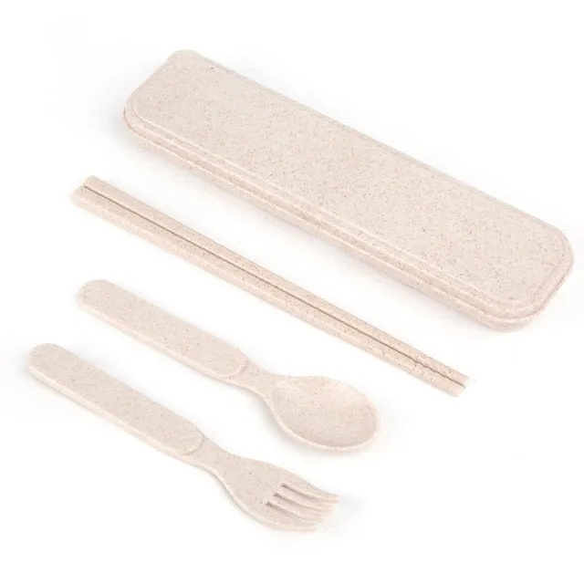 WHEAT STRAW CUTLERY SET