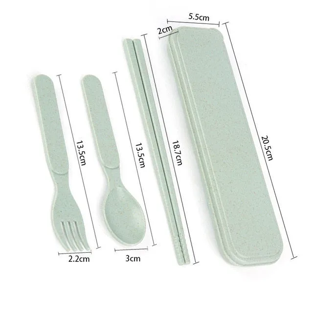 WHEAT STRAW CUTLERY SET