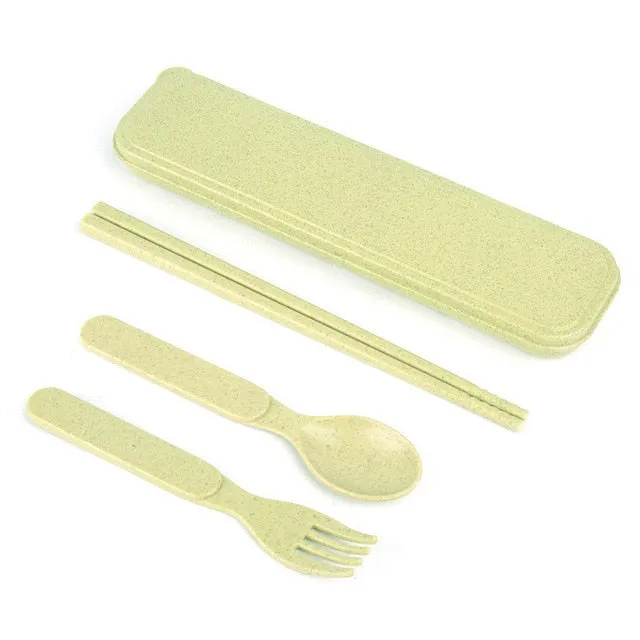 WHEAT STRAW CUTLERY SET