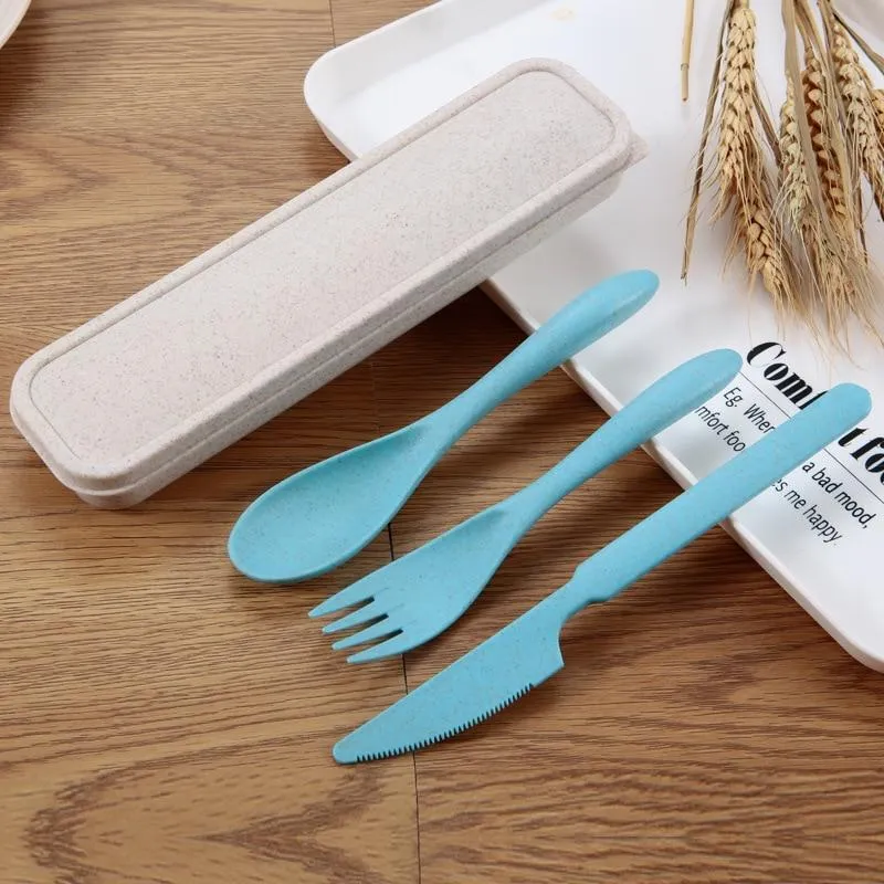 WHEAT STRAW CUTLERY SET