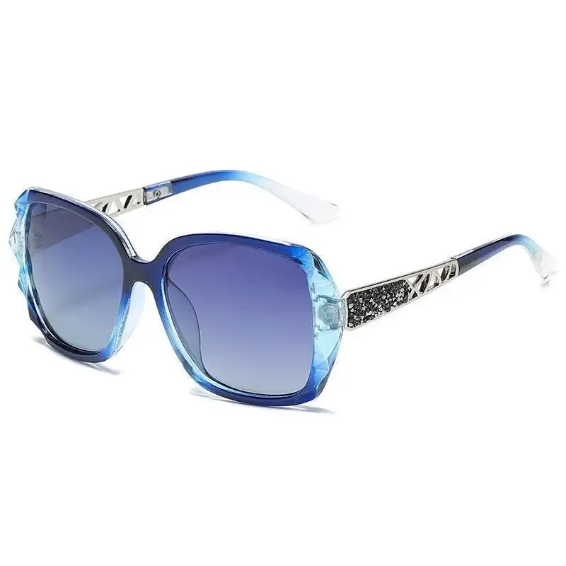Woman Ladies Square Mirror Fashion Shades Big Sun Luxury Eyewear Brand Purple Female Sunglasses