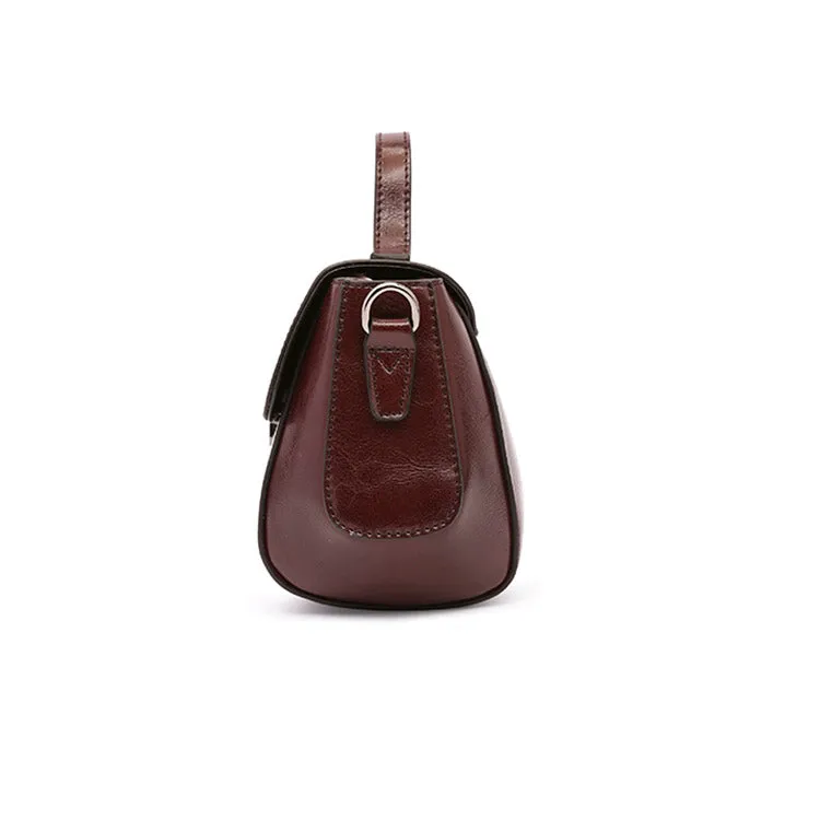 Women's Small Leather Crossbody Bags Leather Shoulder Bag Purses for Women