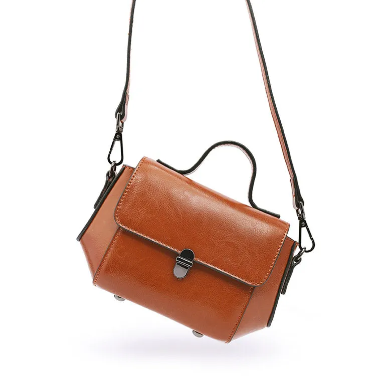 Women's Small Leather Crossbody Bags Leather Shoulder Bag Purses for Women