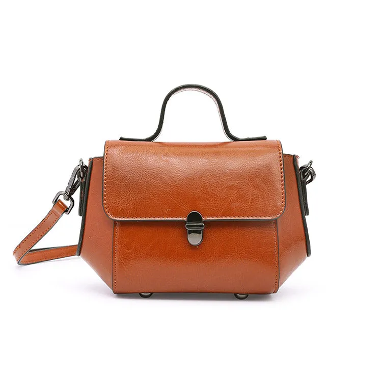 Women's Small Leather Crossbody Bags Leather Shoulder Bag Purses for Women