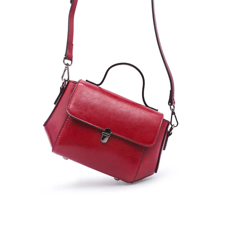 Women's Small Leather Crossbody Bags Leather Shoulder Bag Purses for Women