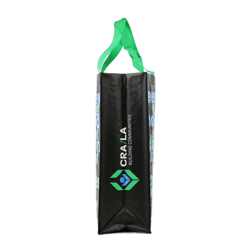 Woven Polypropylene Laminated Grocery Tote *Fully Customizable* Bag Ban Approved