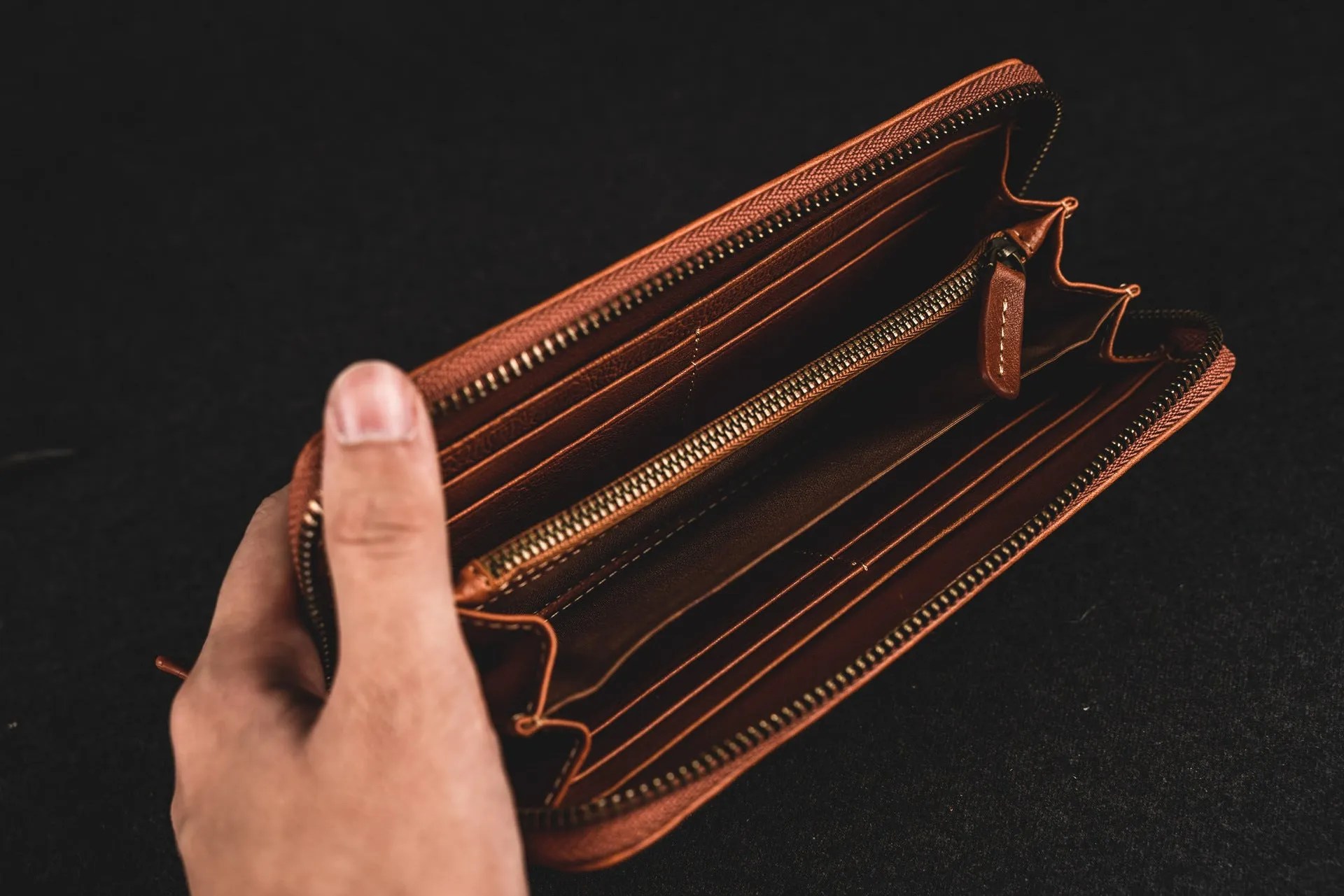 YAAGLE Unisex Knitted Leather Notecase Wallet YG81244