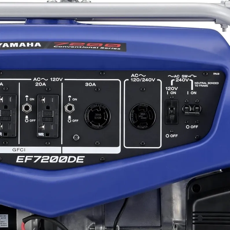 Yamaha EF7200DE 6000W/7200W Electric Start Gas Generator With CO Sensor New