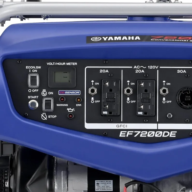 Yamaha EF7200DE 6000W/7200W Electric Start Gas Generator With CO Sensor New